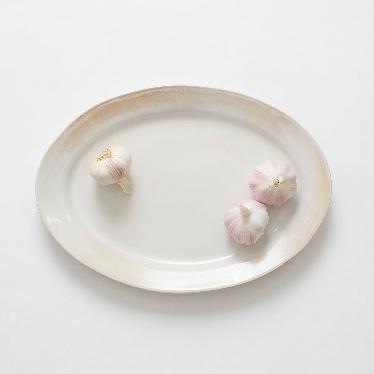 Farmhouse Oval Platter, Eggshell