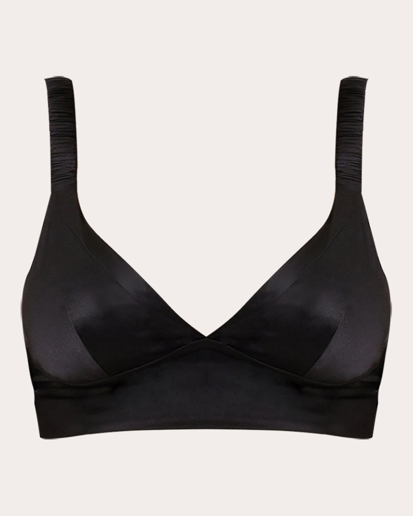 Fiamma Ruched Stretch Silk Bralette