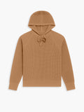 Men's Travel Merino Waffle Hoodie - Camel