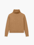 Women's Travel Merino Turtleneck - Camel
