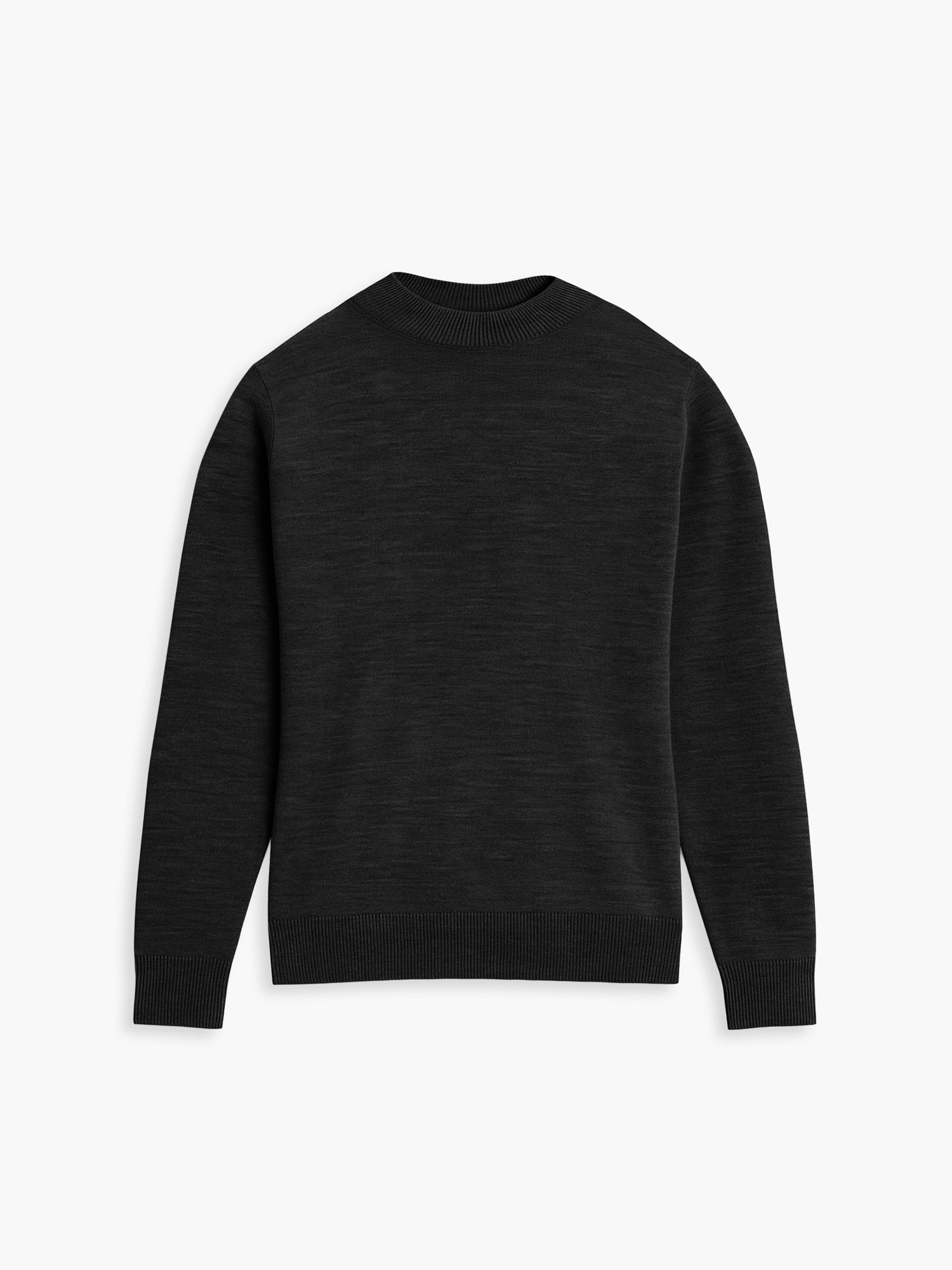Women's Travel Merino Crewneck - Black