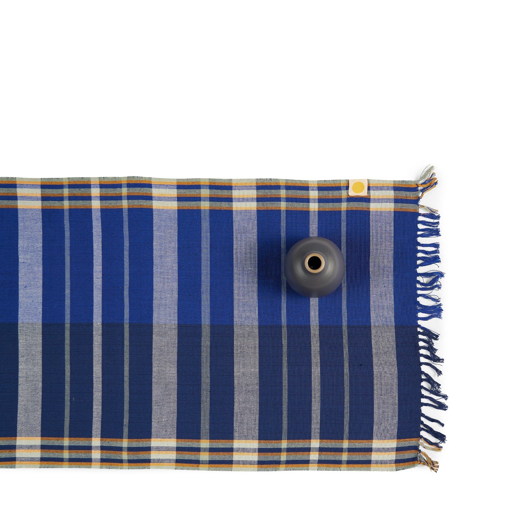 Flip Table Runner in Indigo