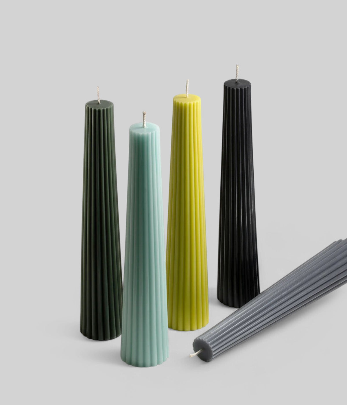 Beeswax Grand Fluted Pillar Candle
