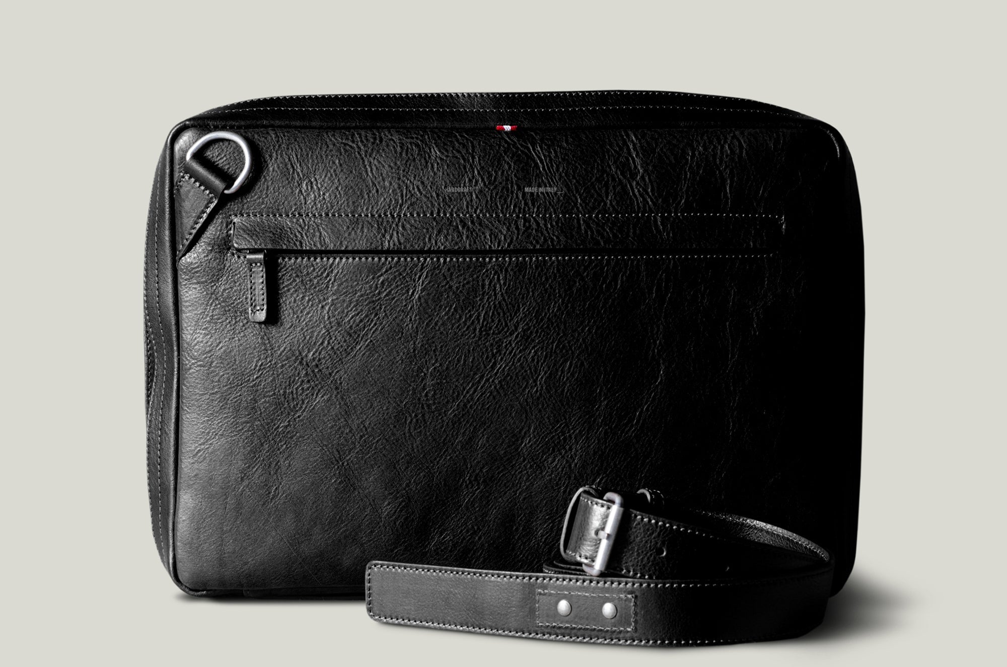 Front to Back Briefcase . Coal