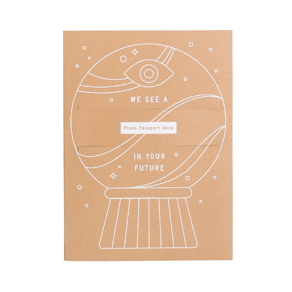Passport Future Greeting Card