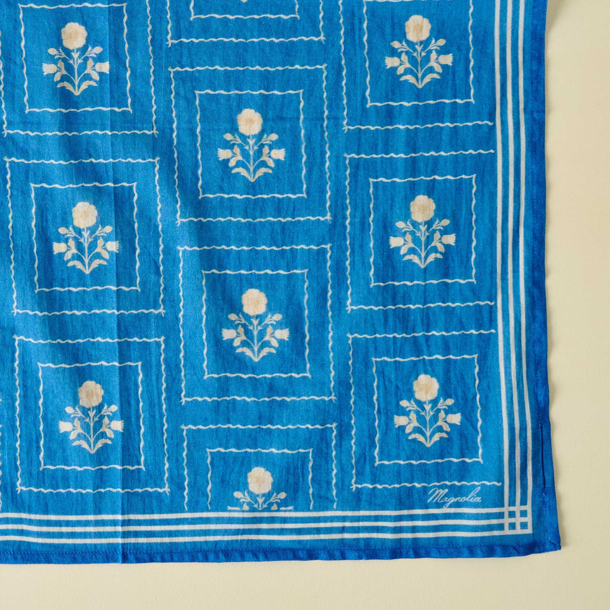 Garden Blue Bandana