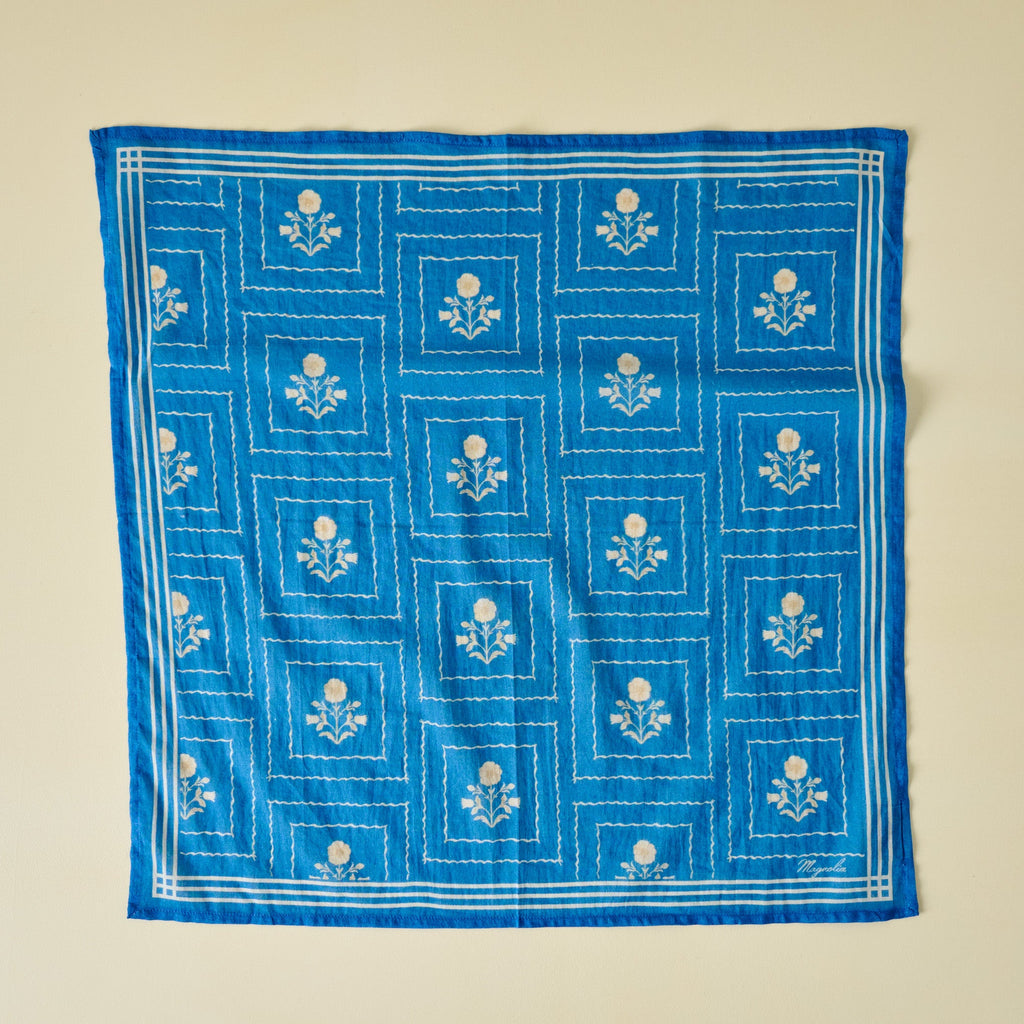 Garden Blue Bandana