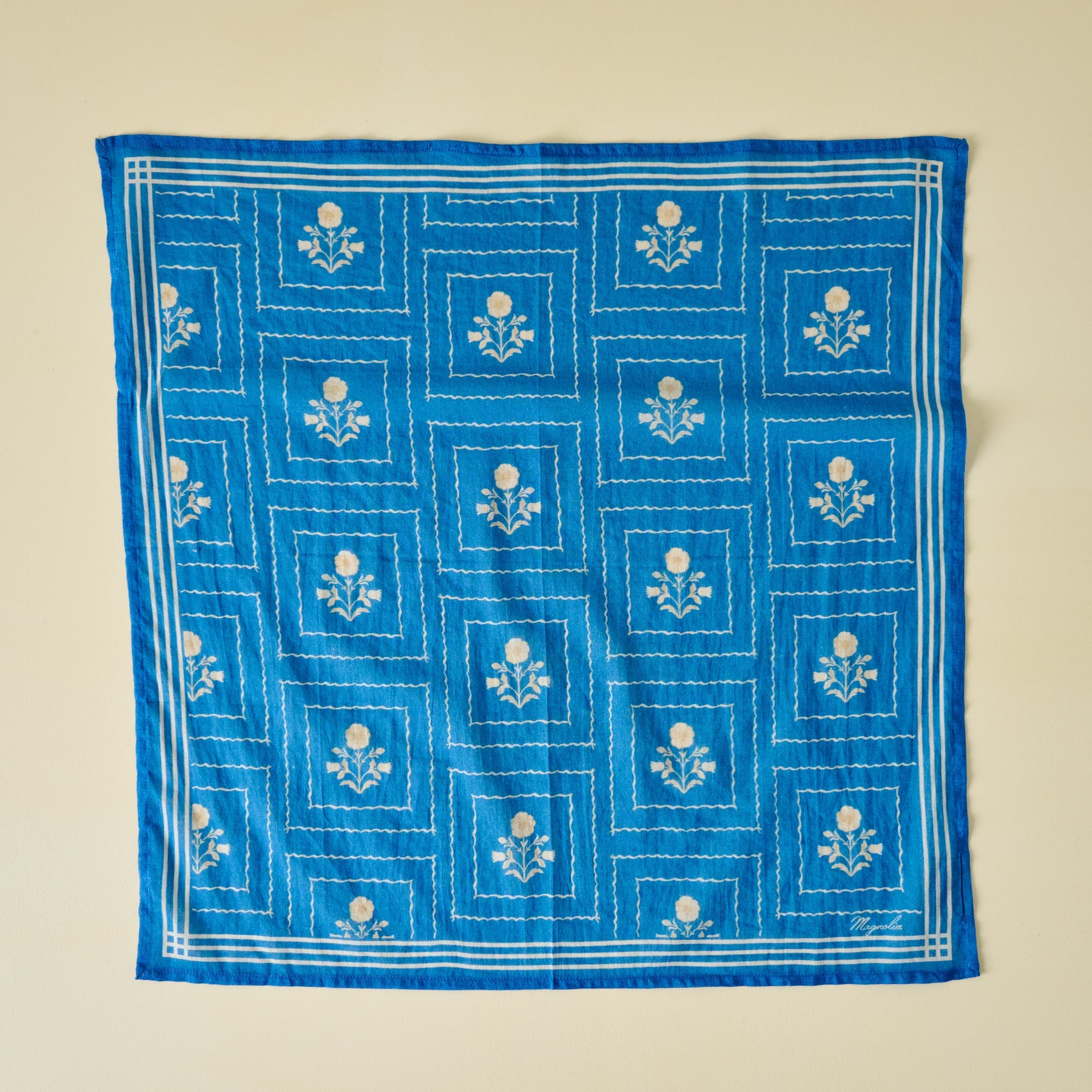 Garden Blue Bandana