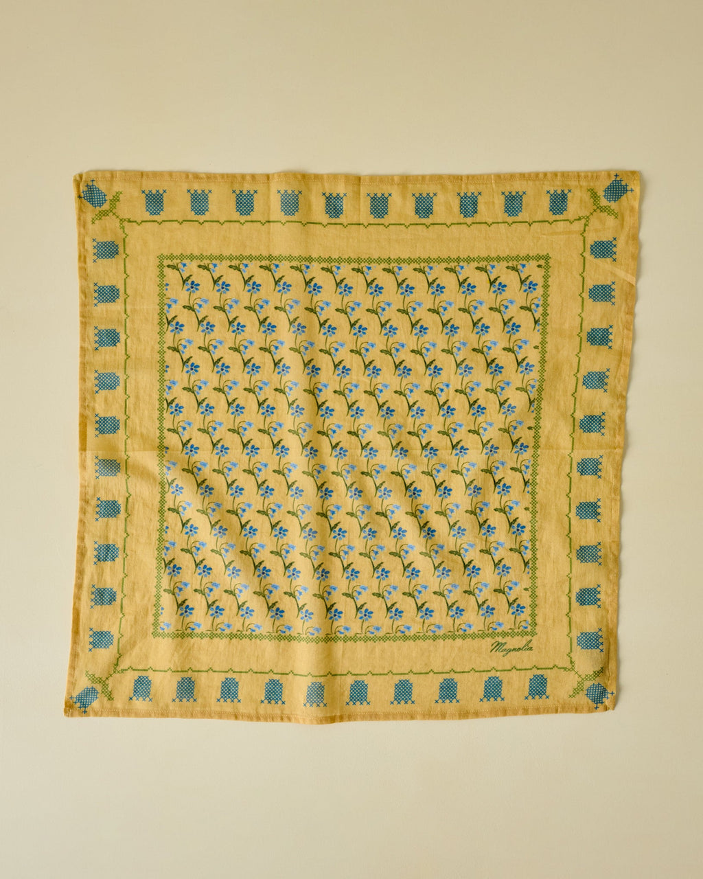 Garden Yellow Bandana