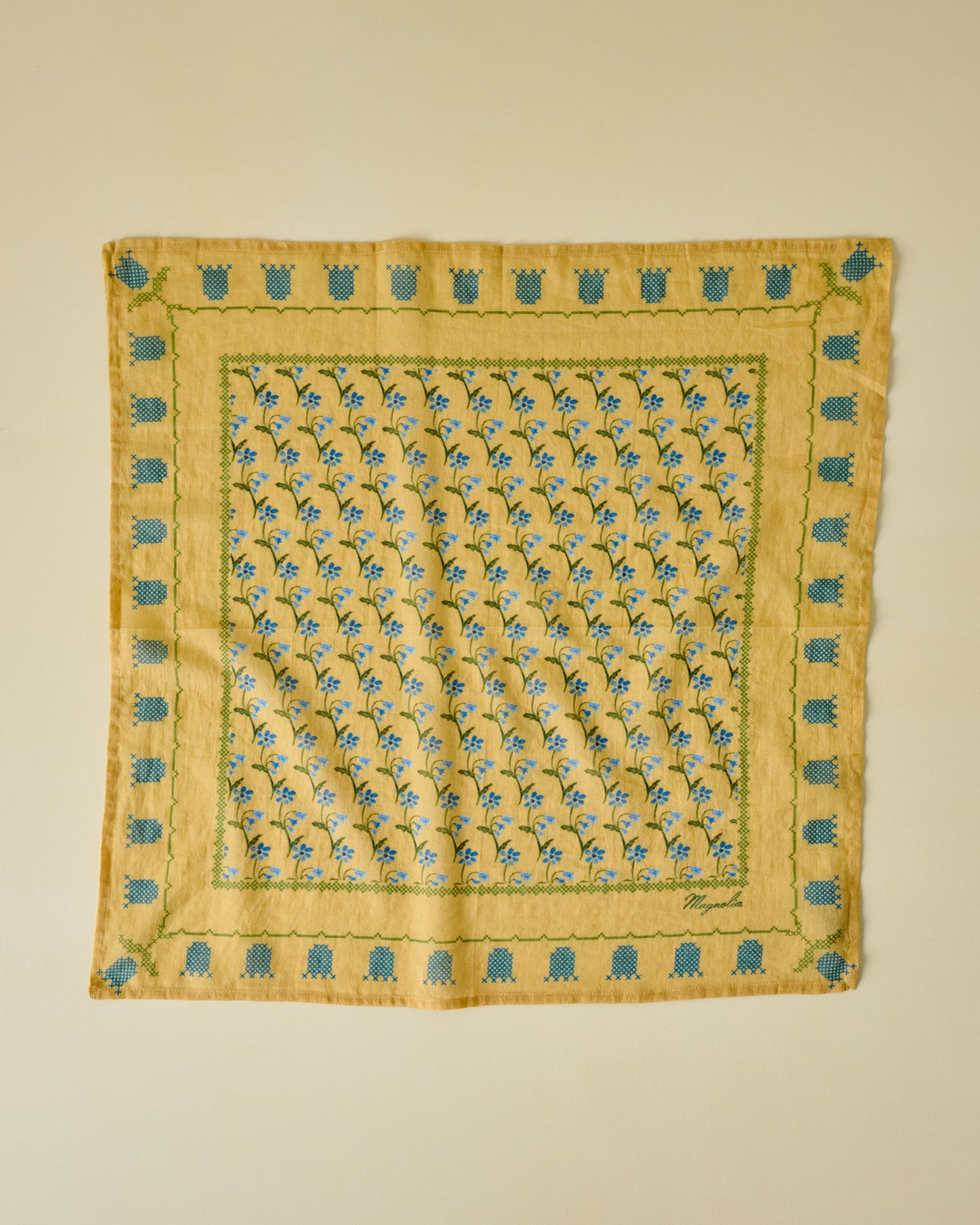Garden Yellow Bandana