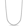 Youth Rope Chain in White Gold - 4mm