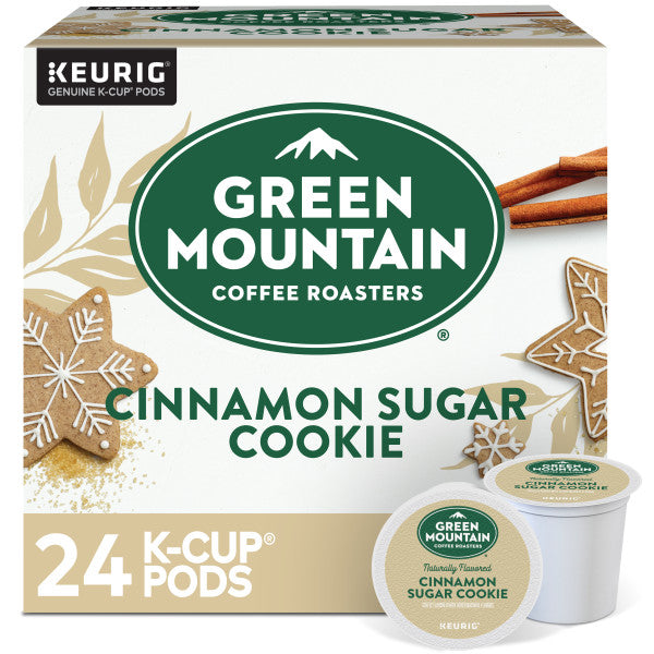 Green Mountain Cinnamon Sugar Cookie K-Cups, Light Roast – 24 Count