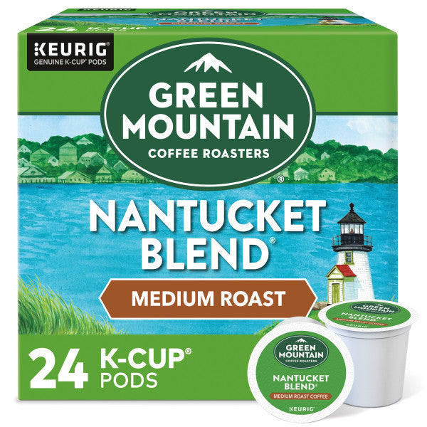 Green Mountain Nantucket Blend K-Cups, Medium Roast – 24 Count