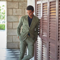 Lightweight Unconstructed Stretch Blazer - Mermaid
