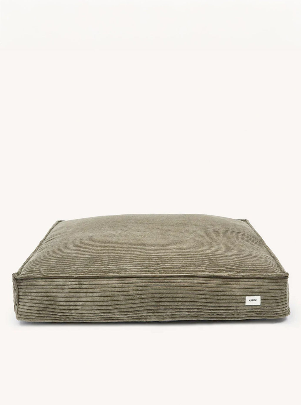 GREEN CORDUROY DOG BED - CUADRA
