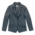 The Telegraph Blazer in Charcoal Wool