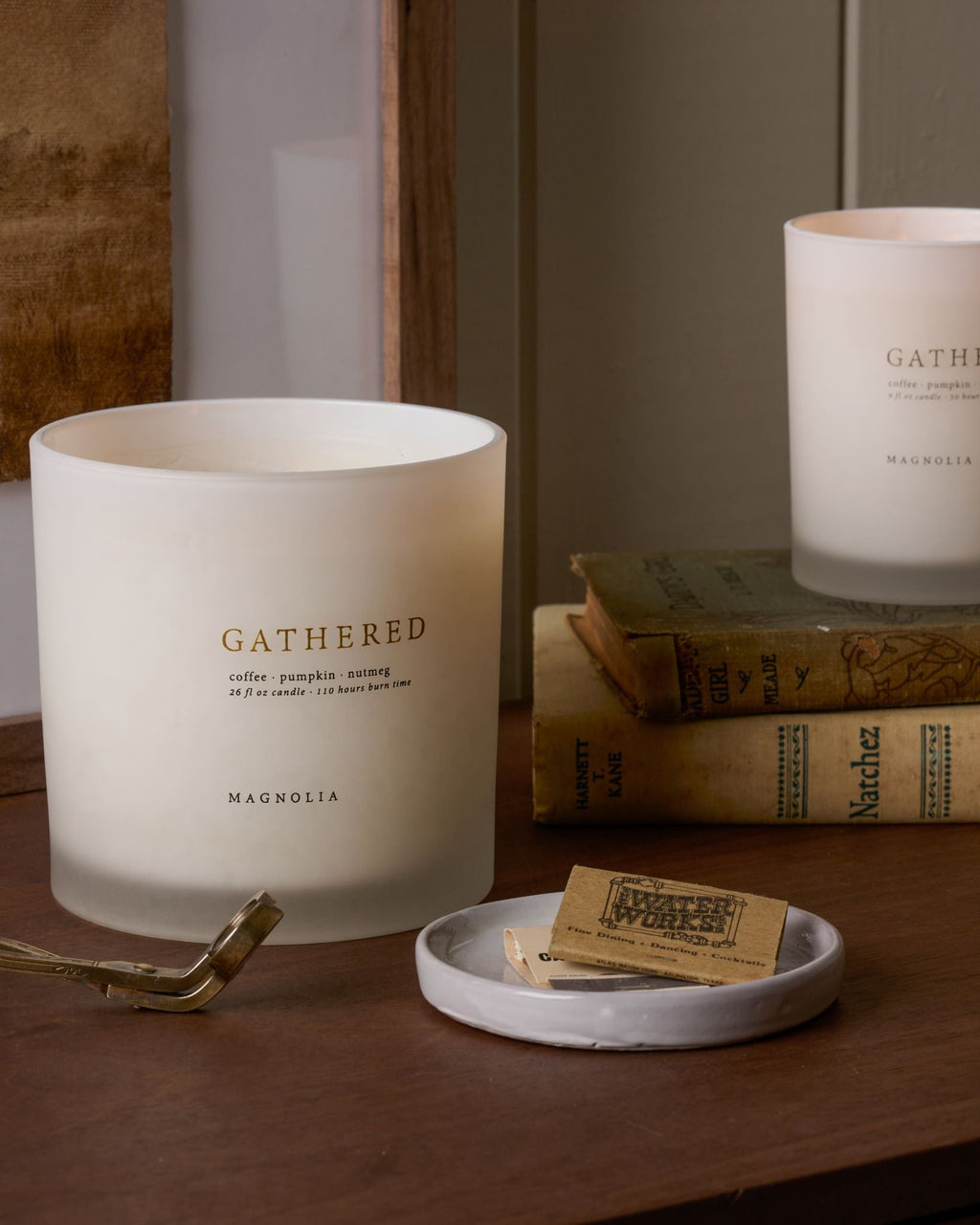 Magnolia Gathered Candle