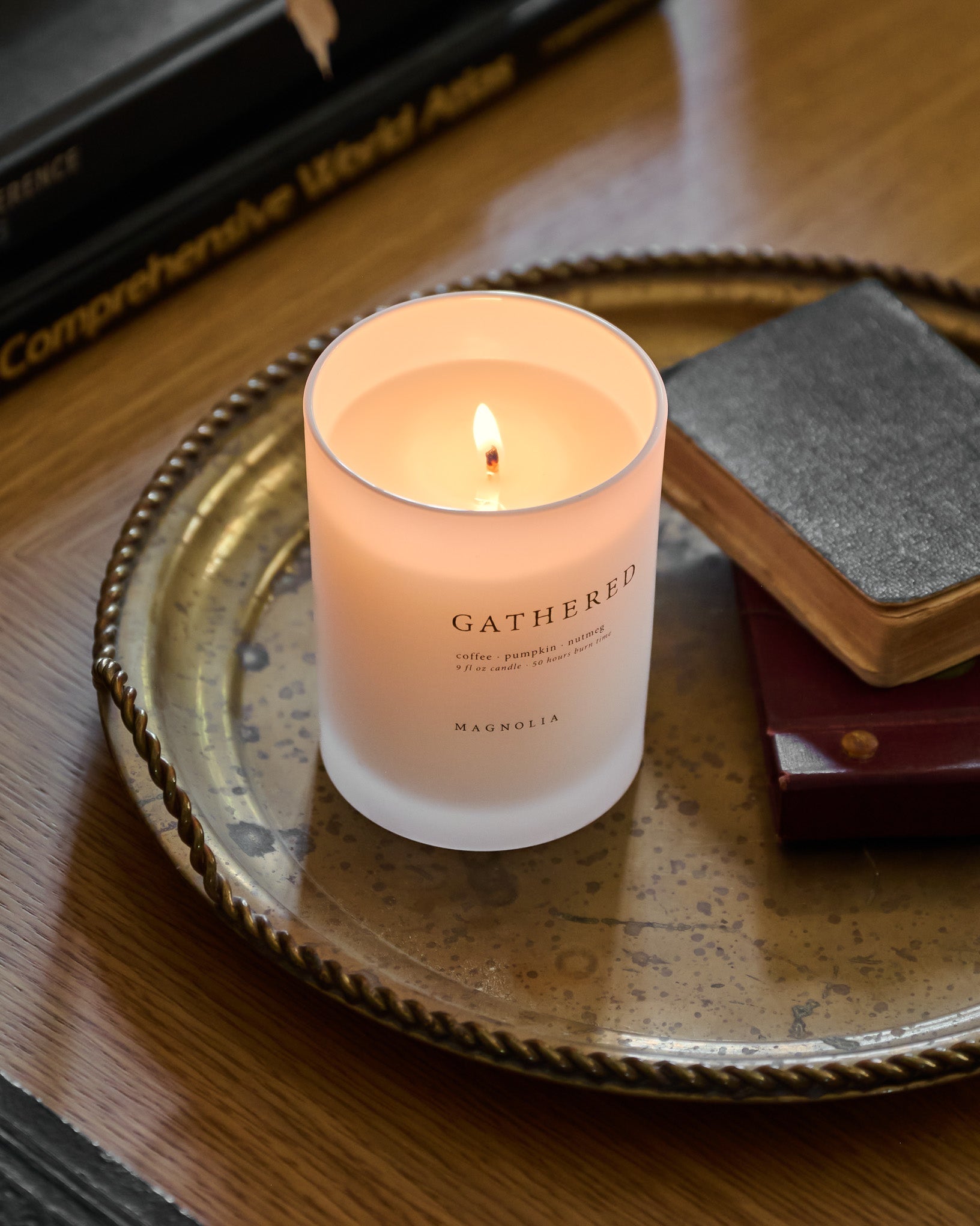 Magnolia Gathered Candle