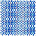 Blue Summer Ready Jacquard