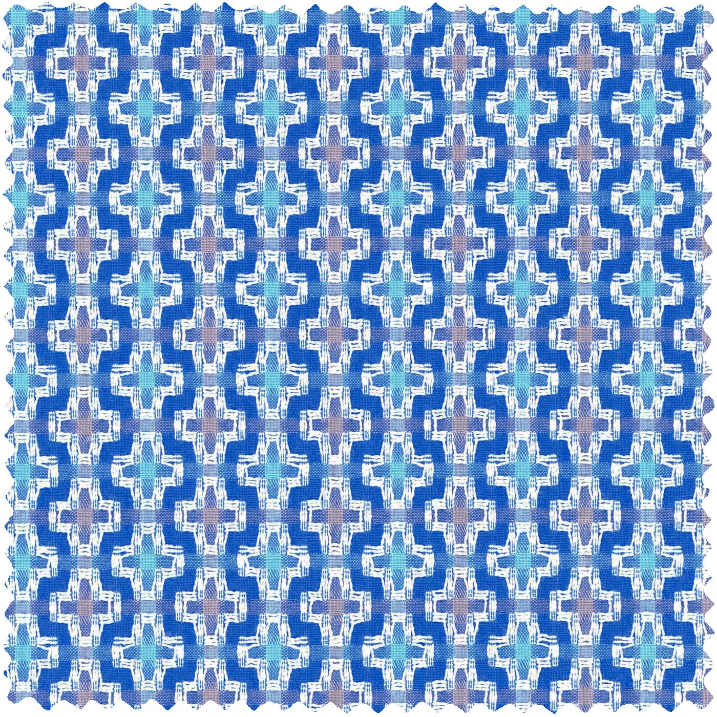 Blue Summer Ready Jacquard