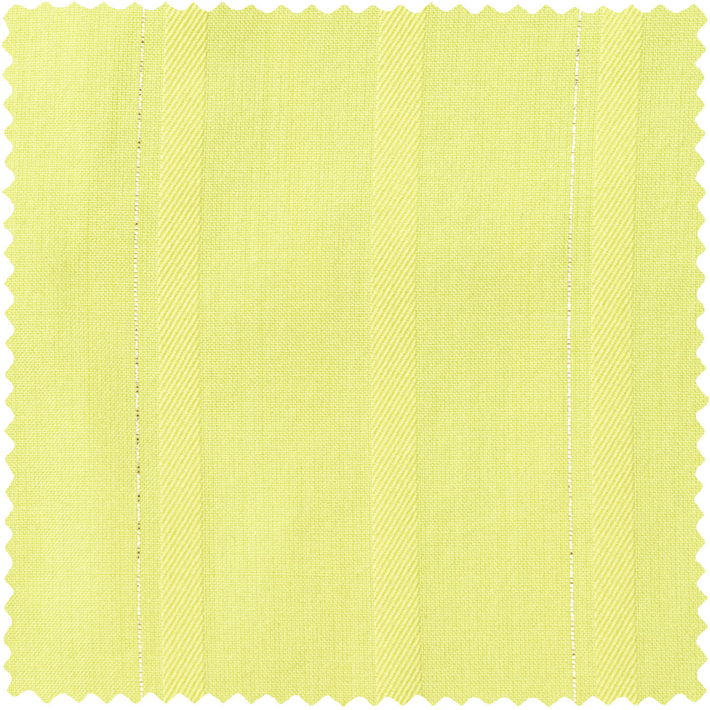 Yellow Metallic Stripe Voile