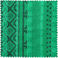 Green Jacquard Voile