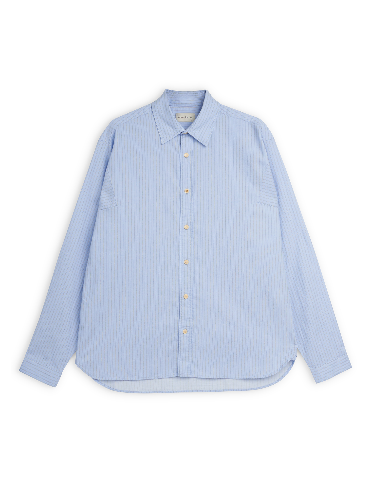 Garrison Long Sleeve Shirt (Loose Fit) Faber Blue