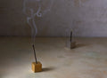 Gold Cube Incense Burner