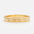 Simple Star Set Diamond Band