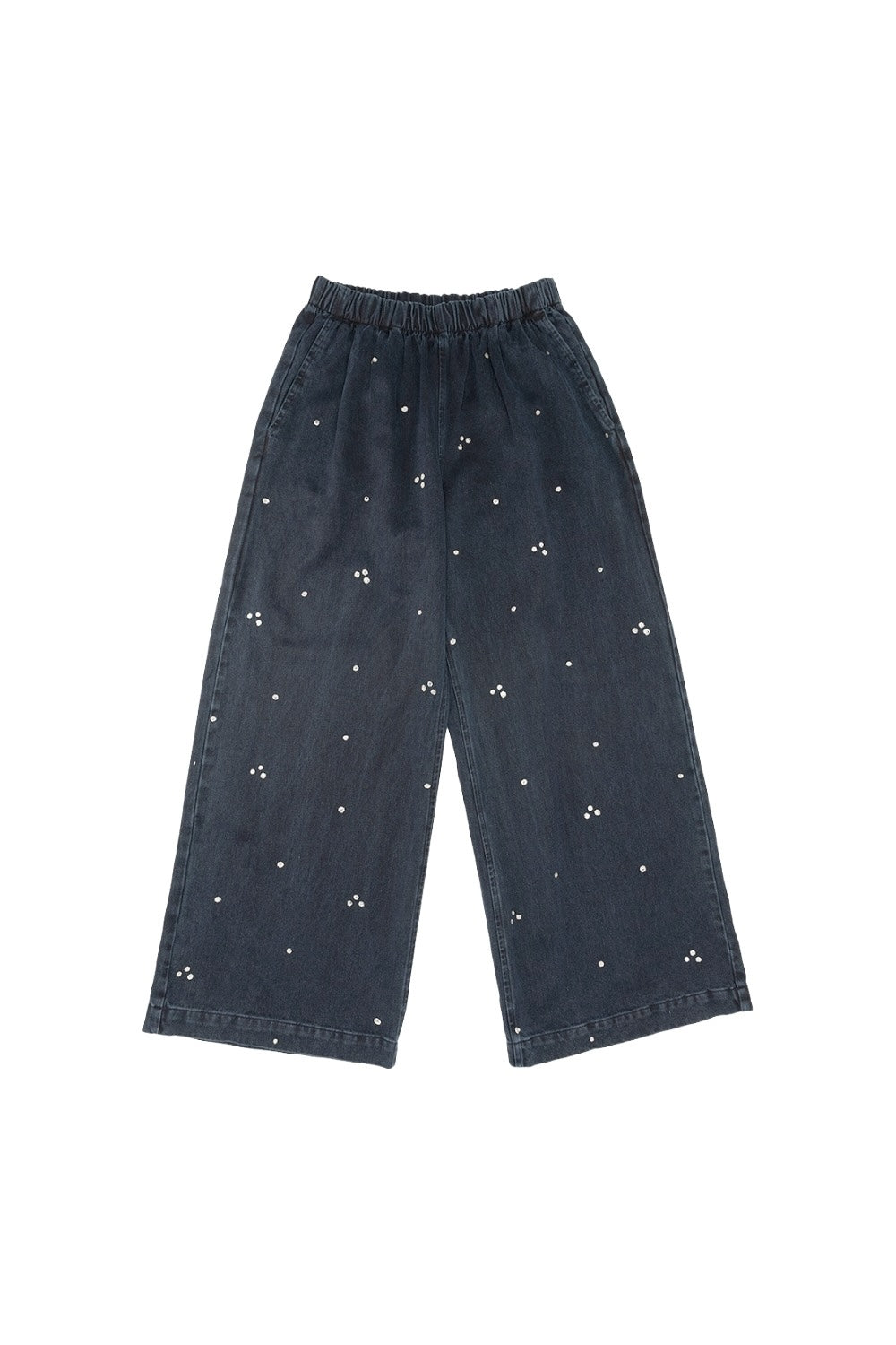 Gold Flake Denim Disco Pant