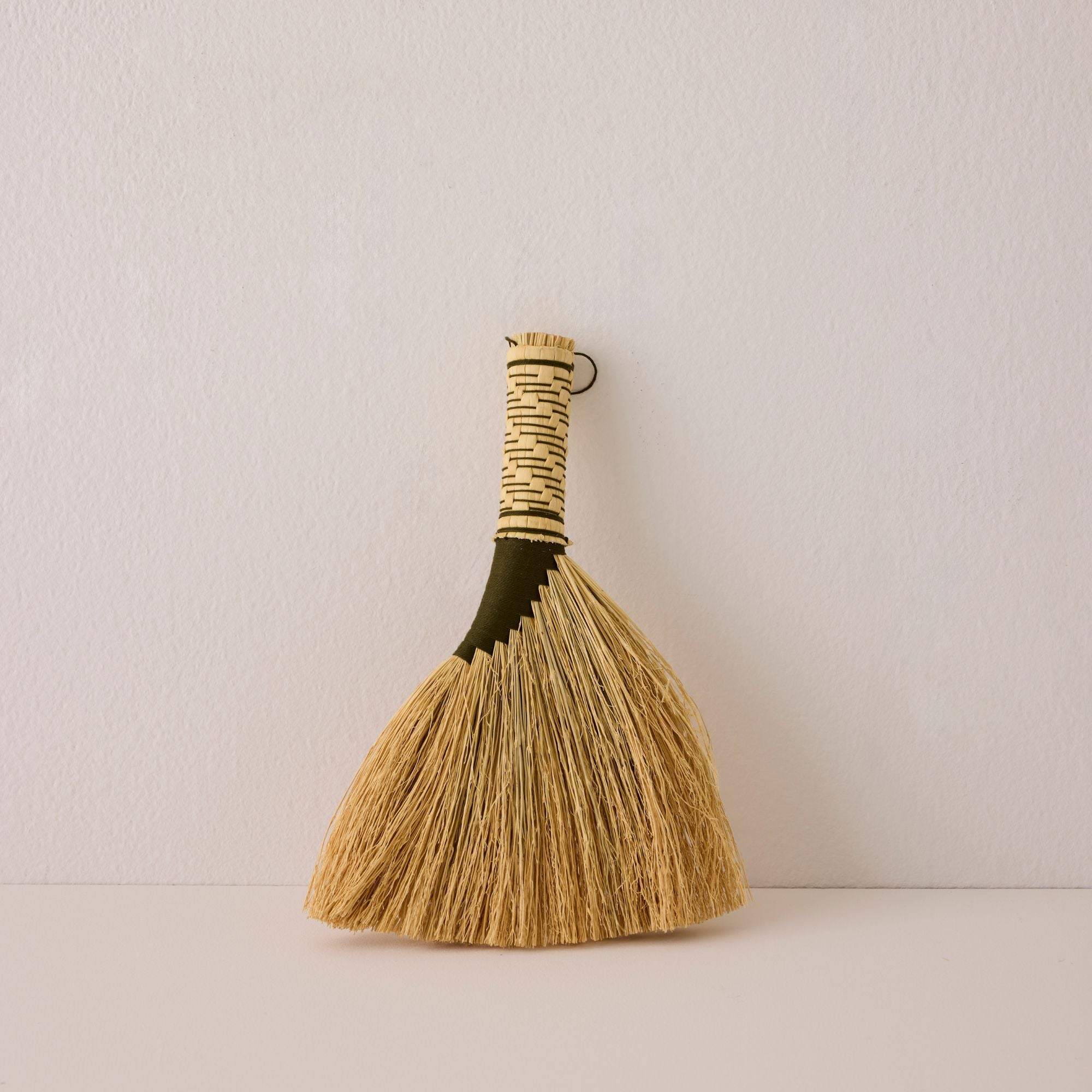 Whisk Broom - Natural & Olive