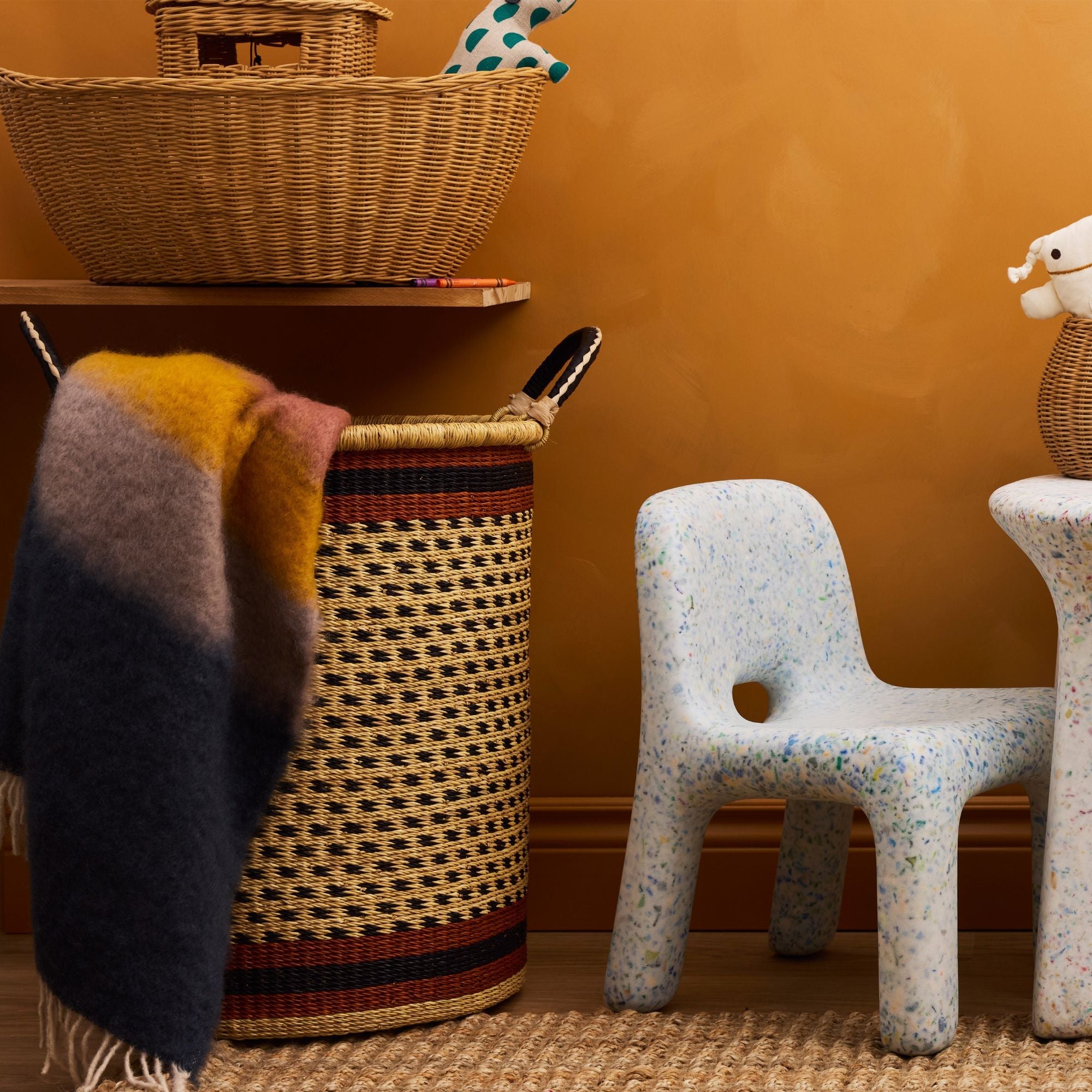Tall Storage Basket - Exclusive