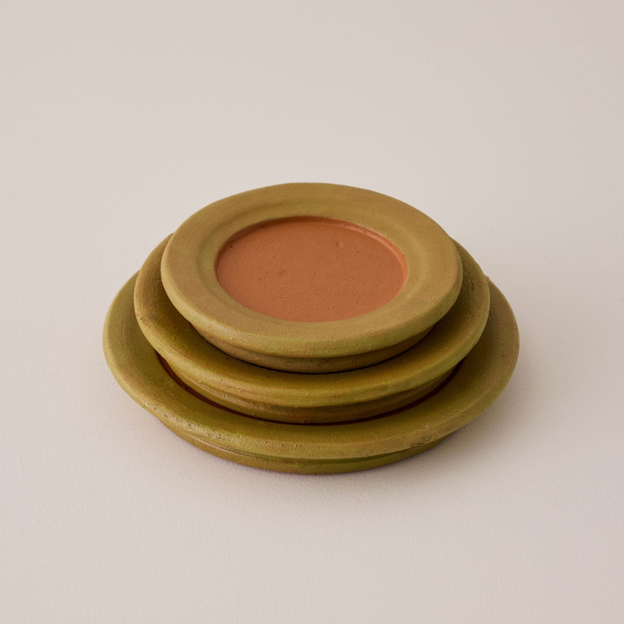 Aged Terracotta Saucer - 2X-Small
