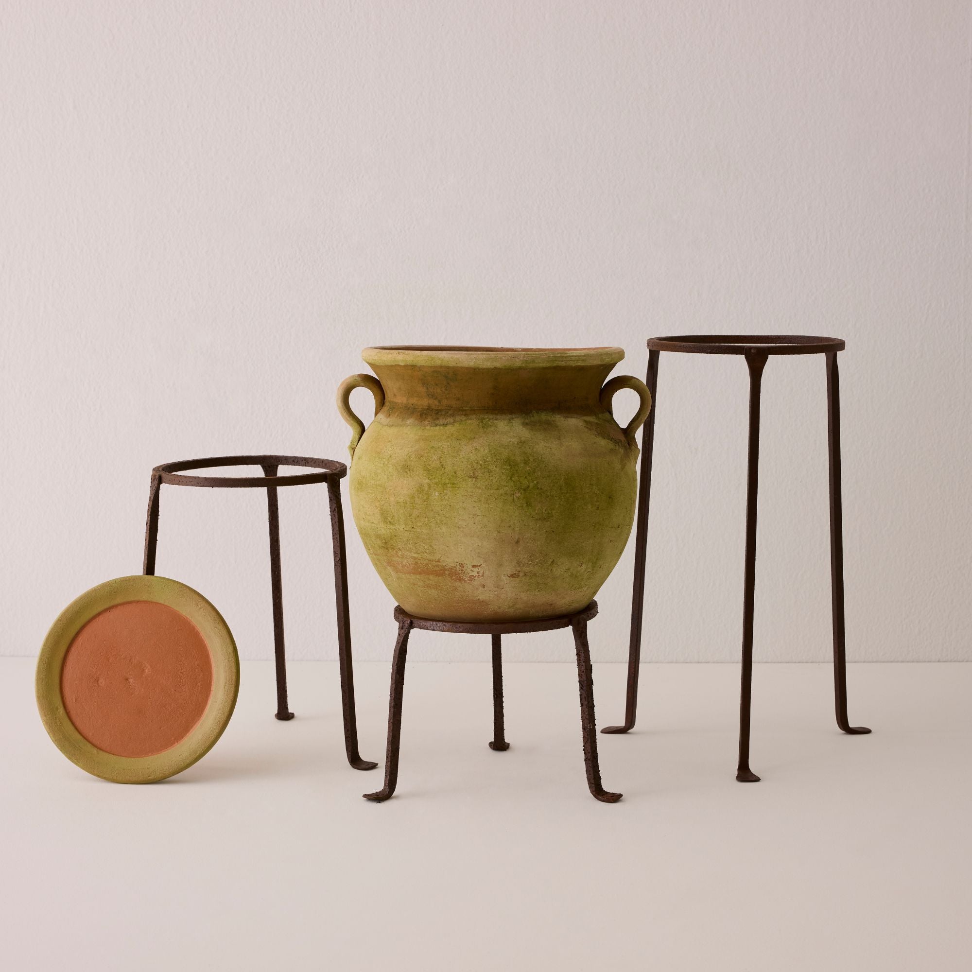 Iron Plant Stand - 8" Diameter