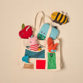 Pig Wee Cotton - Hand Embroidered Creature