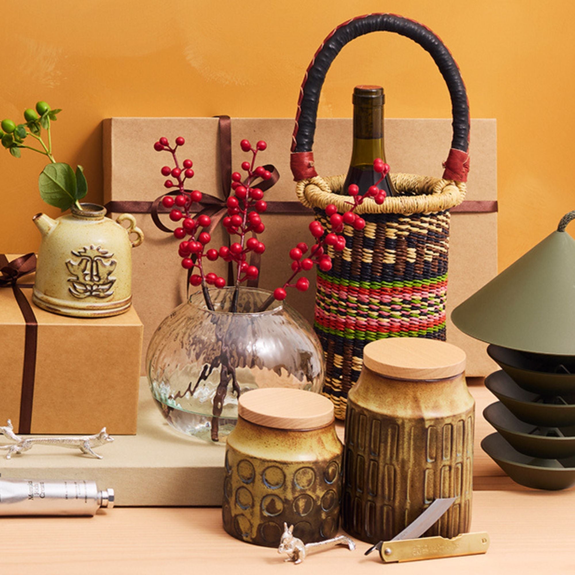 Wine Bottle Basket - Exclusive