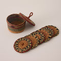 Coasters & Holder - Set of 6 - Exclusive