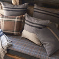 Black House Stripe Cushion Cover