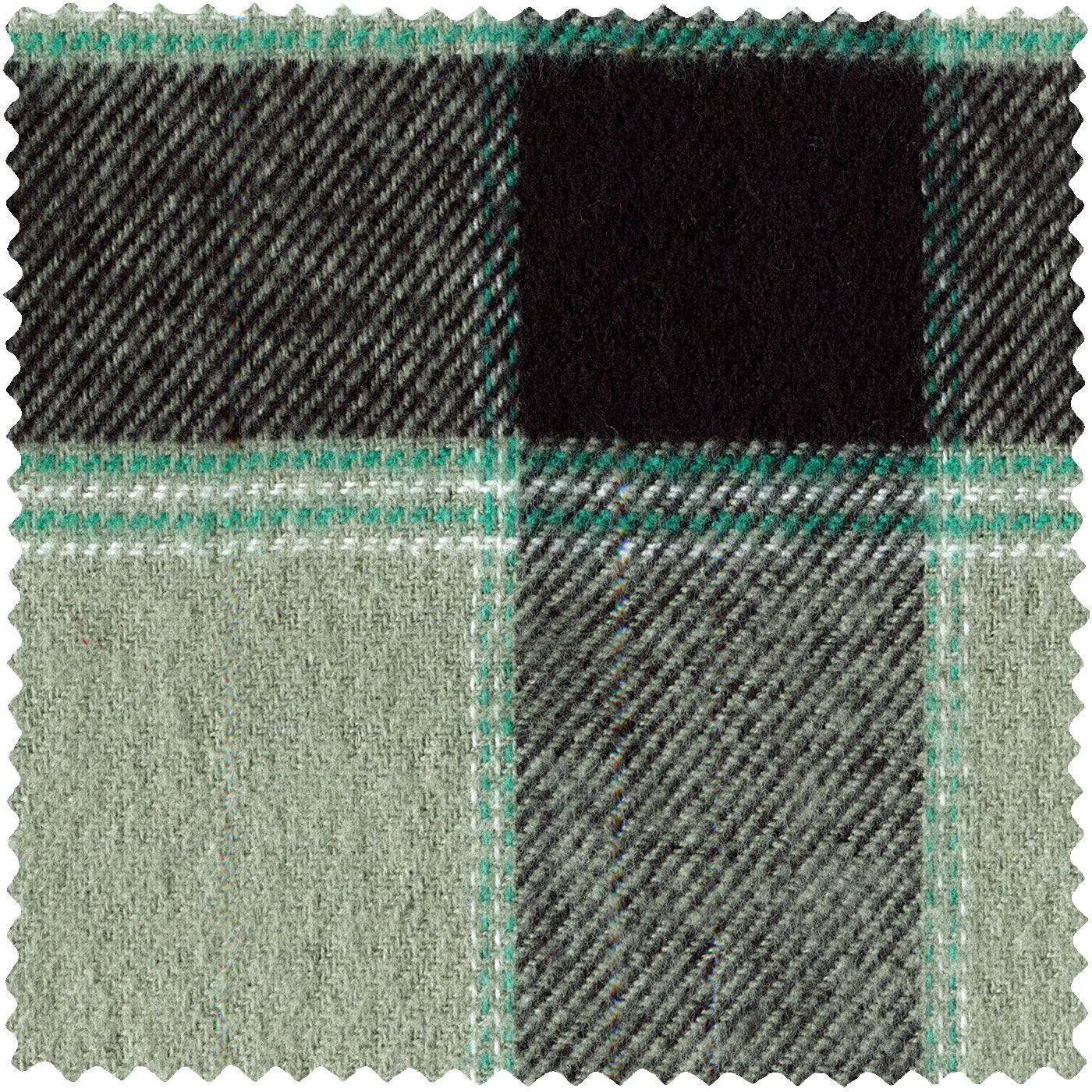 Green Brushed Winter Madras