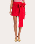Granada Bow Mini Wrap Skirt