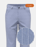 Blue Stripe Seersucker Chino
