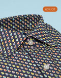 Navy Avocado Print