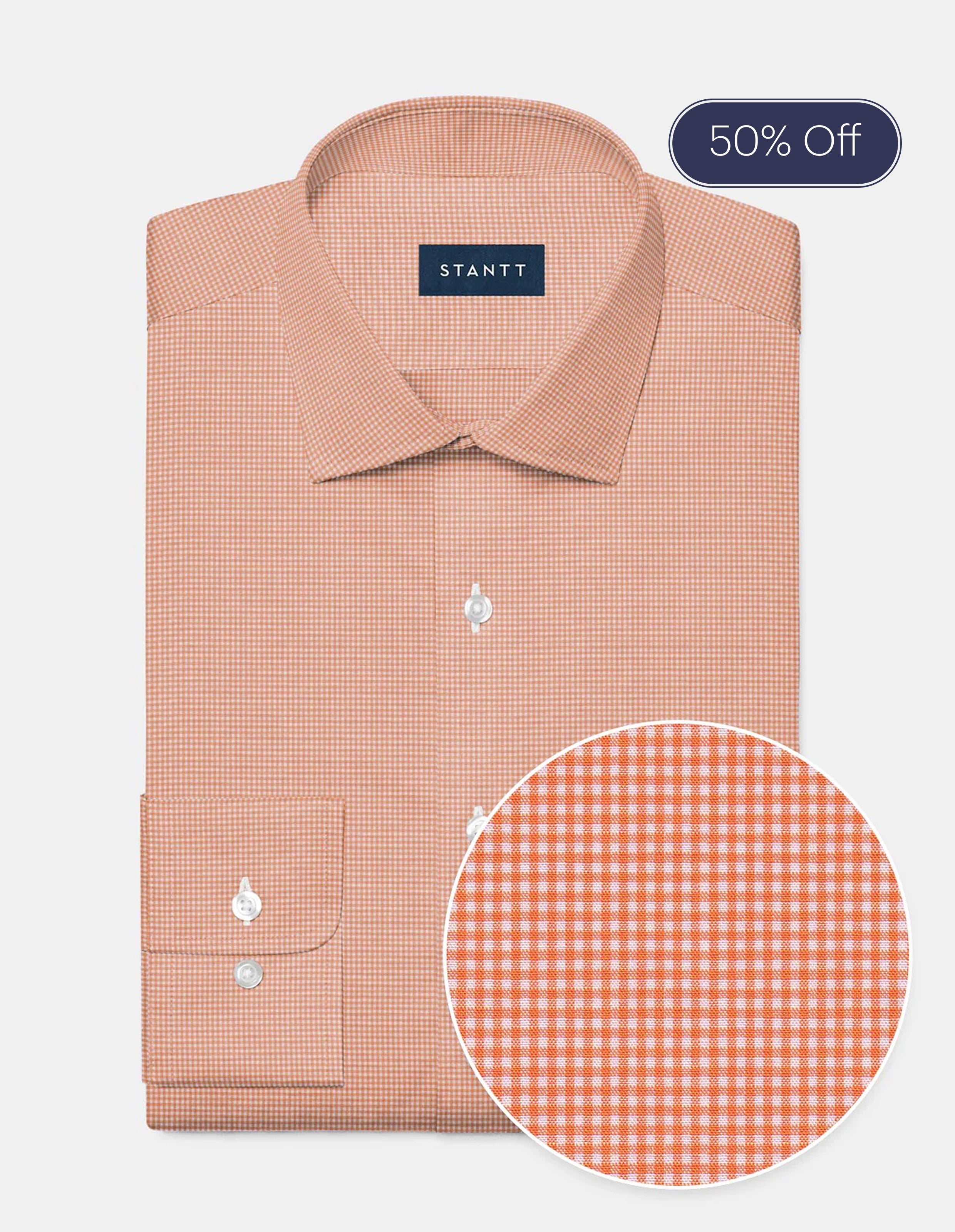 Mini Gingham - Orange