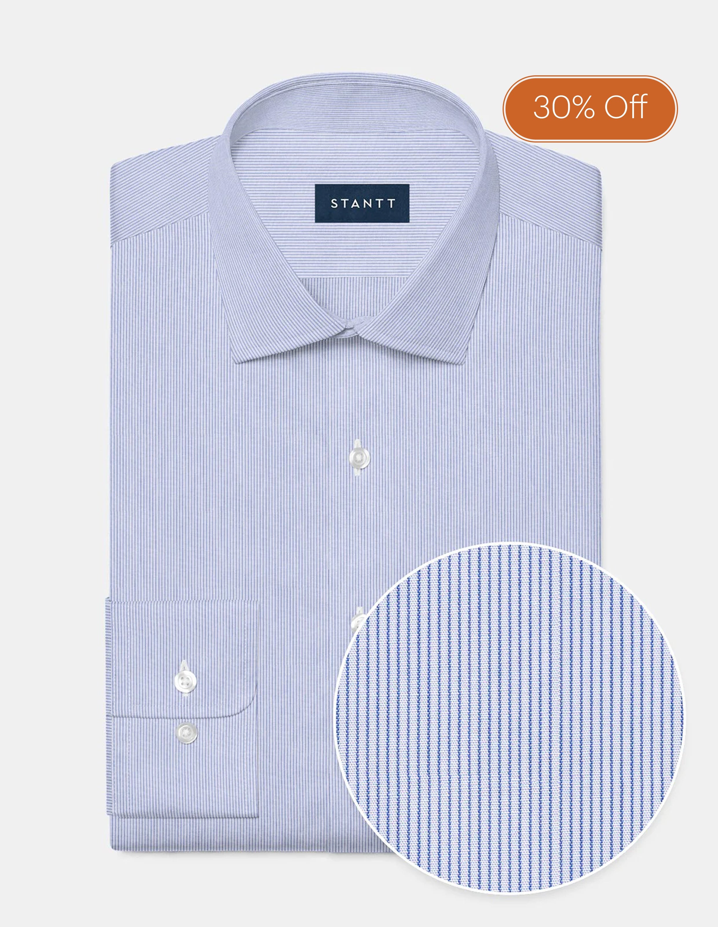 Hairline Stripe - Blue