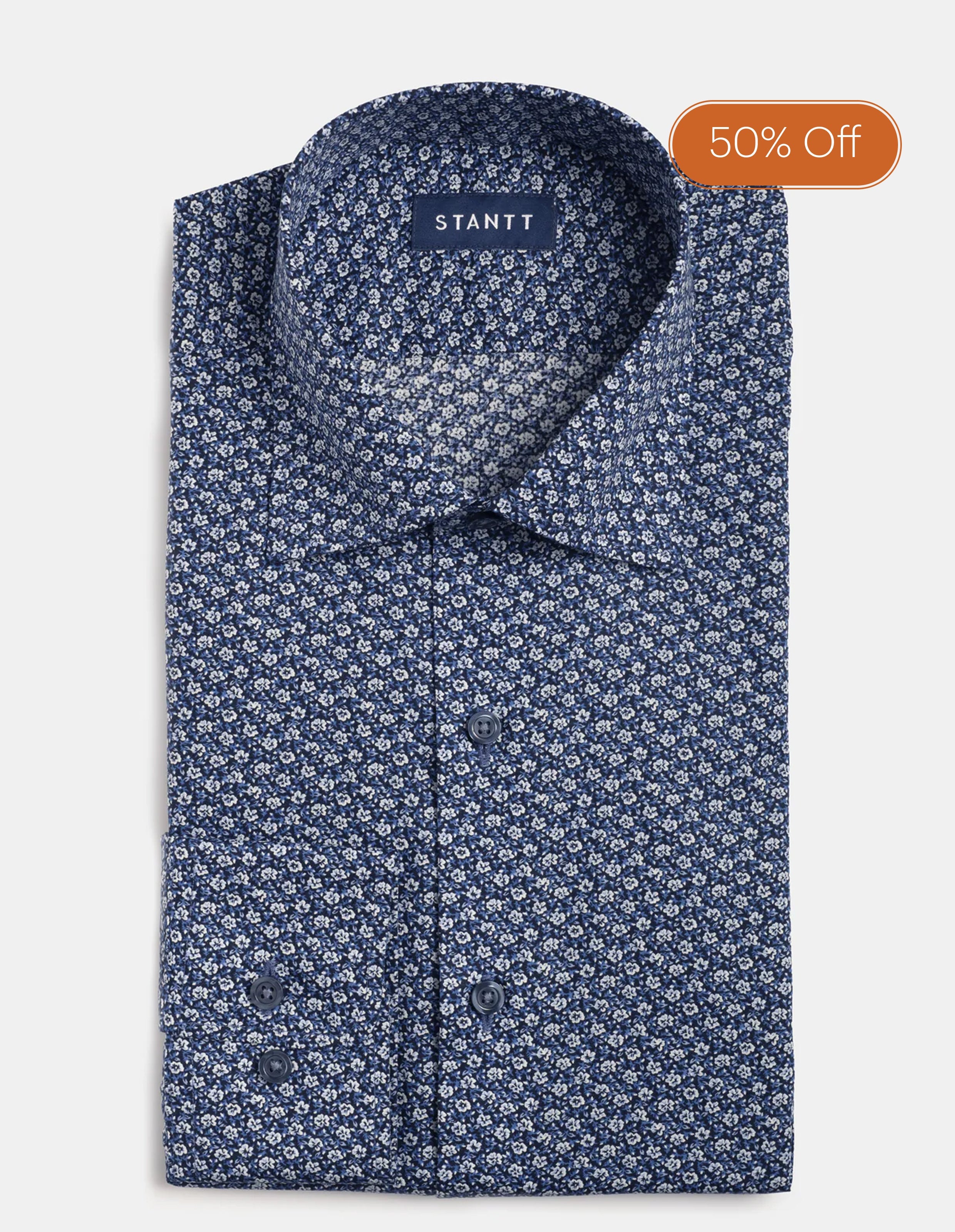 Blue Floral Print