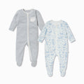 Gruffalo Dragonfly Blue Zip-Up Sleepsuit 2 Pack
