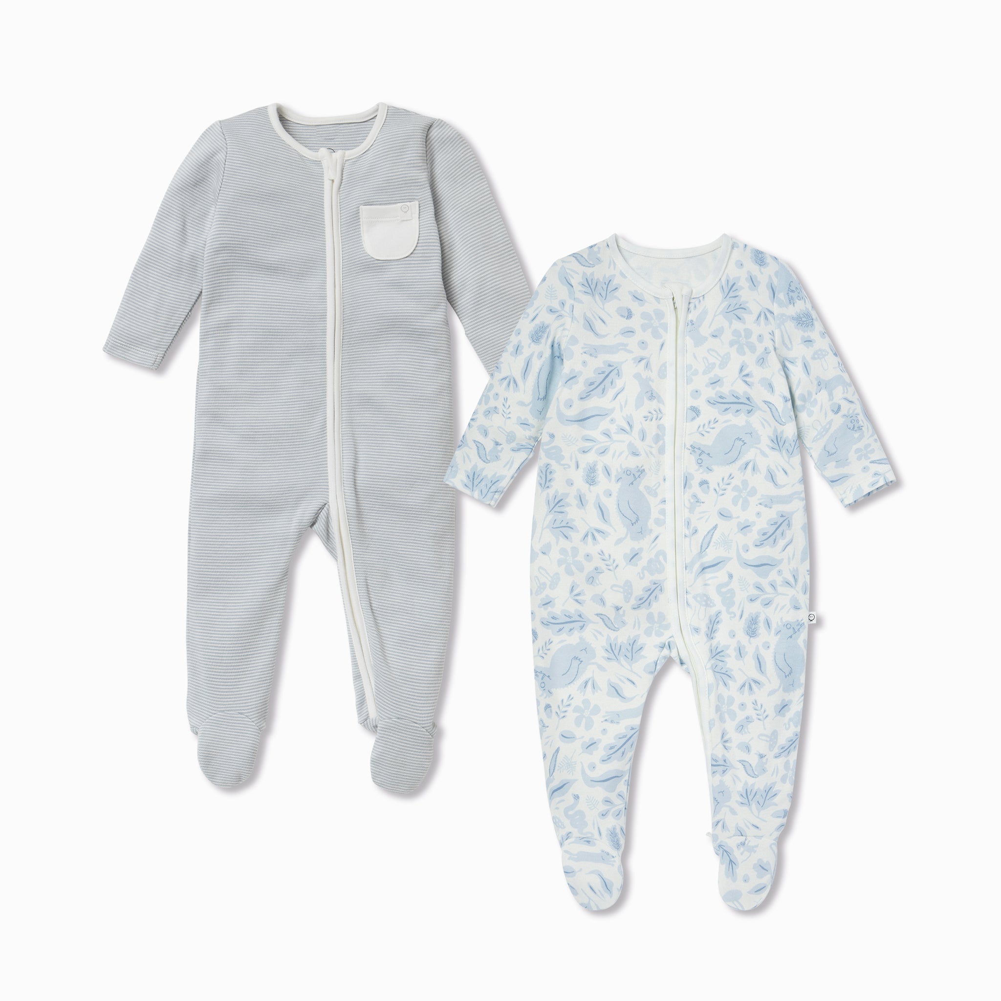 Gruffalo Dragonfly Blue Zip-Up Sleepsuit 2 Pack