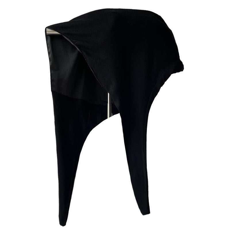 Jersey and Satin Lined Tie Back Hijab Inner Cap Underpiece