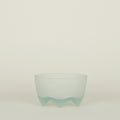 Large Frosted Footed Bowl - Sky