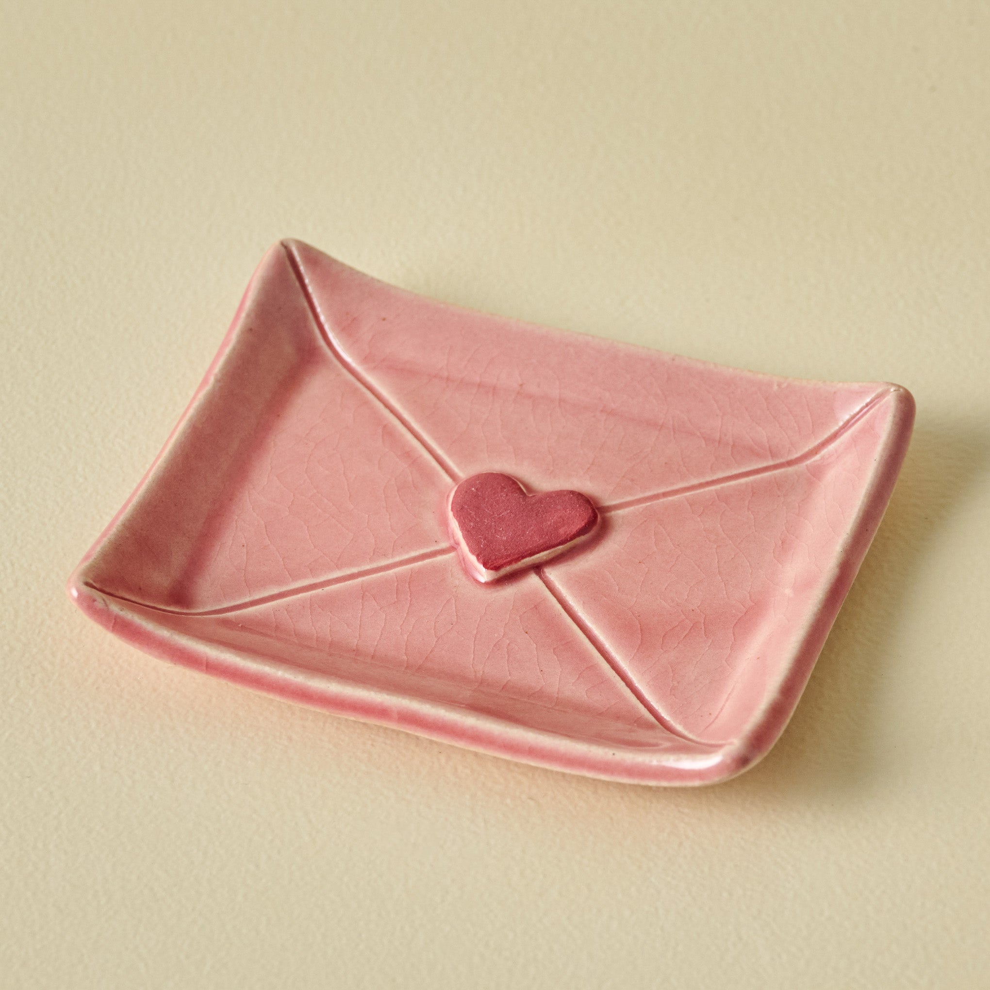 Heart Envelope Trinket Dish